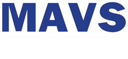 MAVS Volleyball Club banner logo